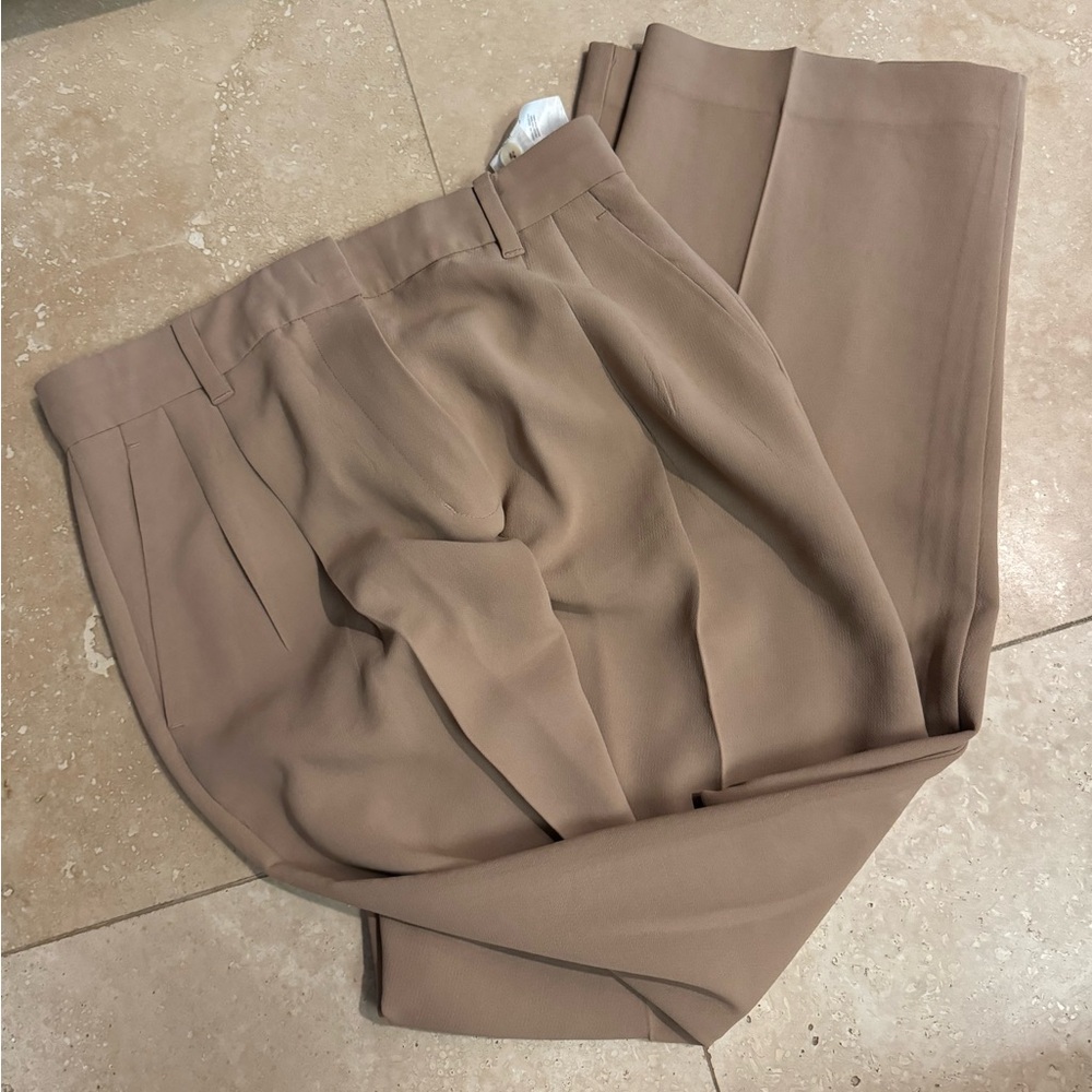 Aritzia The Effortless Pants, tan